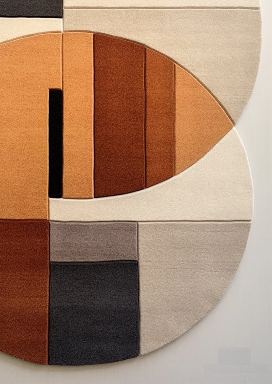 The 'Bauhaus Eclipse' Rug, the 'Overlapping Ovals' - Thumbnail 2