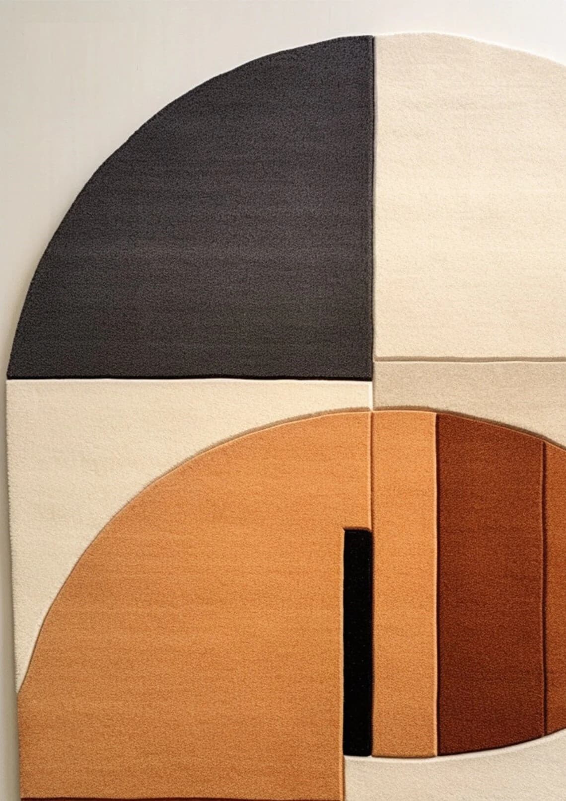 The 'Bauhaus Eclipse' Rug, the 'Overlapping Ovals' - Thumbnail 3