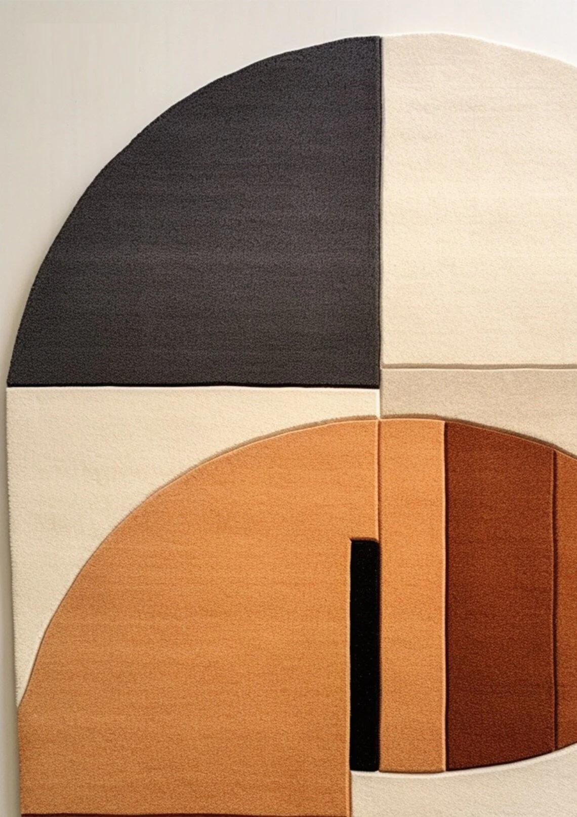 The 'Bauhaus Eclipse' Rug, the 'Overlapping Ovals' - View 3