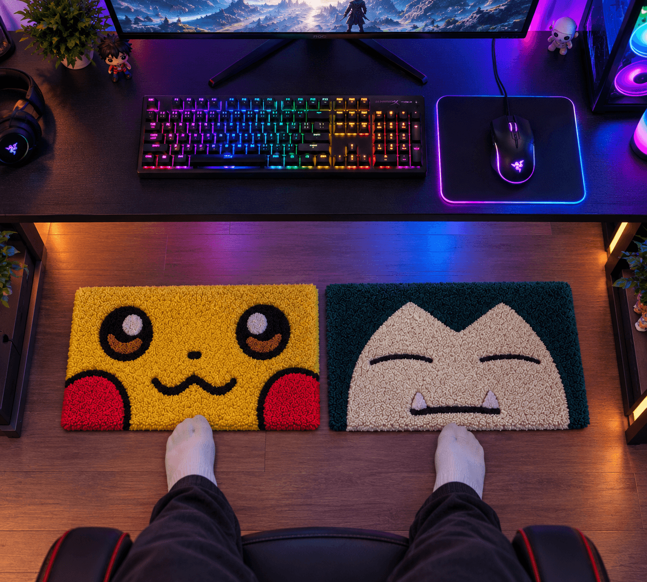 Cute Cartoon Tufted Rug – Gaming & Kids Room - View 1